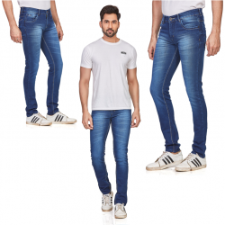 Denim Vistara Men's Casual Classic Blue Jeans