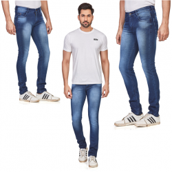 Denim Vistara Men's Casual and Classic Blue Jeans