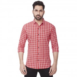 Kaprido Men's Cotton checks Shirt