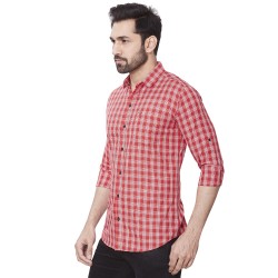 Kaprido Men's Cotton checks Shirt