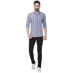 Kaprido Men's Soft Smart Checks Shirt