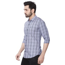 Kaprido Men's Soft Smart Checks Shirt