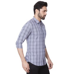 Kaprido Men's Soft Smart Checks Shirt