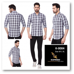 Kaprido Men Soft Smart Checks Shirt