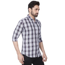 Kaprido Men Soft Smart Checks Shirt