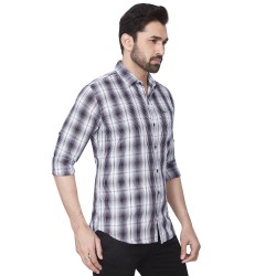 Kaprido Men Soft Smart Checks Shirt