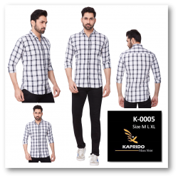 Kaprido Soft Smart Checks Men Shirt