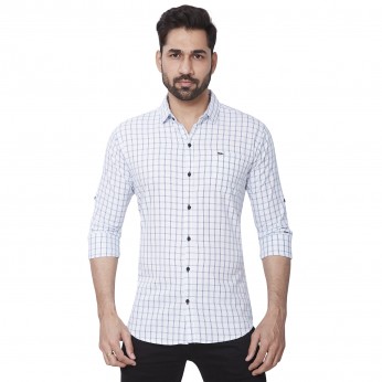 Kaprido Soft Smart Checks Mens Shirt