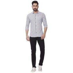 Kaprido Soft Smart Checks Mens Shirt