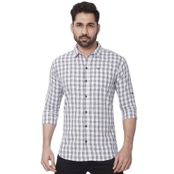 Kaprido Soft Smart Checks Mens Shirt