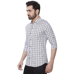 Kaprido Soft Smart Checks Mens Shirt