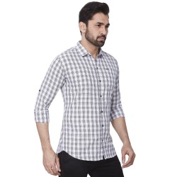 Kaprido Soft Smart Checks Mens Shirt