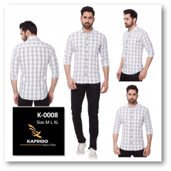 Cotton Checks Mens Kaprido Shirt 