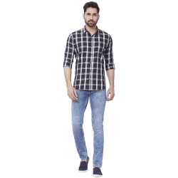 Checks Kaprido Men Cotton Shirt 