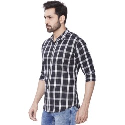 Checks Kaprido Men Cotton Shirt 