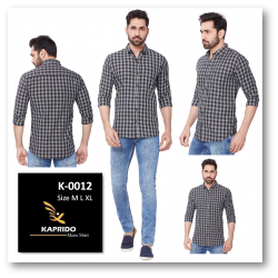 Men's Kaprido Cotton Checks Shirt 