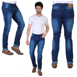 Denim Vistara Men's Blue Slim Fit Jeans