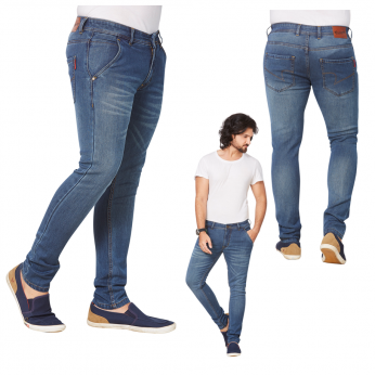 Denim Vistara Men's Blue Comfort Fit Jeans