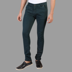 Denim Vistara Men's Green Slim Fit Nero Jeans