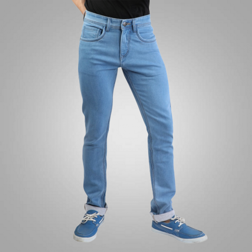 sky blue colour jeans for mens