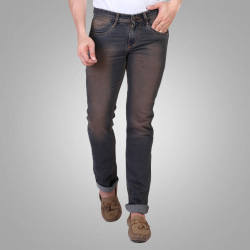 Denim Vistara Men's Black Slim Fit Jeans