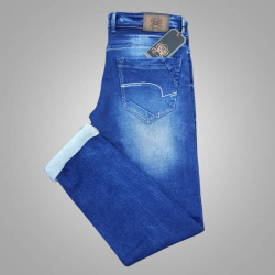 Royal Spider - Blue Regular Fit Jeans For Men's RS-5010