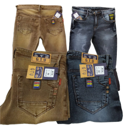Men's Regular Damage Jeans 2 colours Set