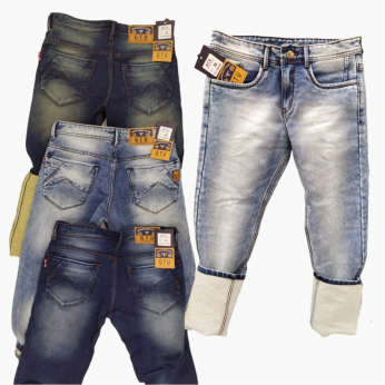 Royal Spider - Regular Damage Jeans 3 colours Set.