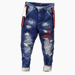 Wholesale - Funky Printed Jeans For Men's