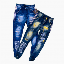DVG - Wholesale Men's Printed Funky Jeans