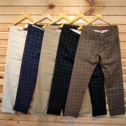 Cotton Cloth Checks Men's Trouser 