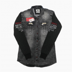 DVG - 2 Colour Funky Denim Shirts For Men's