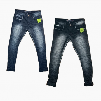 Wholesale Men's Denim Wrinkle Jeans