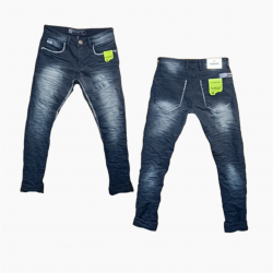 Wholesale Men's Denim Wrinkle Jeans