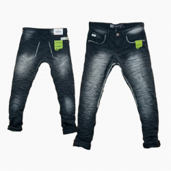 Wholesale Men's Denim Wrinkle Jeans