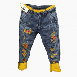 Wholesale - Funky Colour Damage Jeans