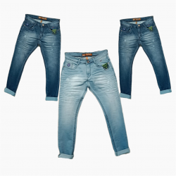 Wholesale - Men's Stylish Wrinkle Denim Jeans WJ-1018