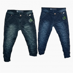 Wholesale Men's Denim Wrinkle Jeans WJ-1021