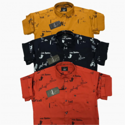 Wholesale - Kaprido Mens Cotton Printed Shirt K-0017