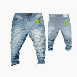 Wholesale - Men's Stylish Knitted Denim Jeans
