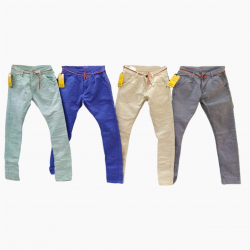 Wholesale - 4 Dusty Colours Men's Jeans