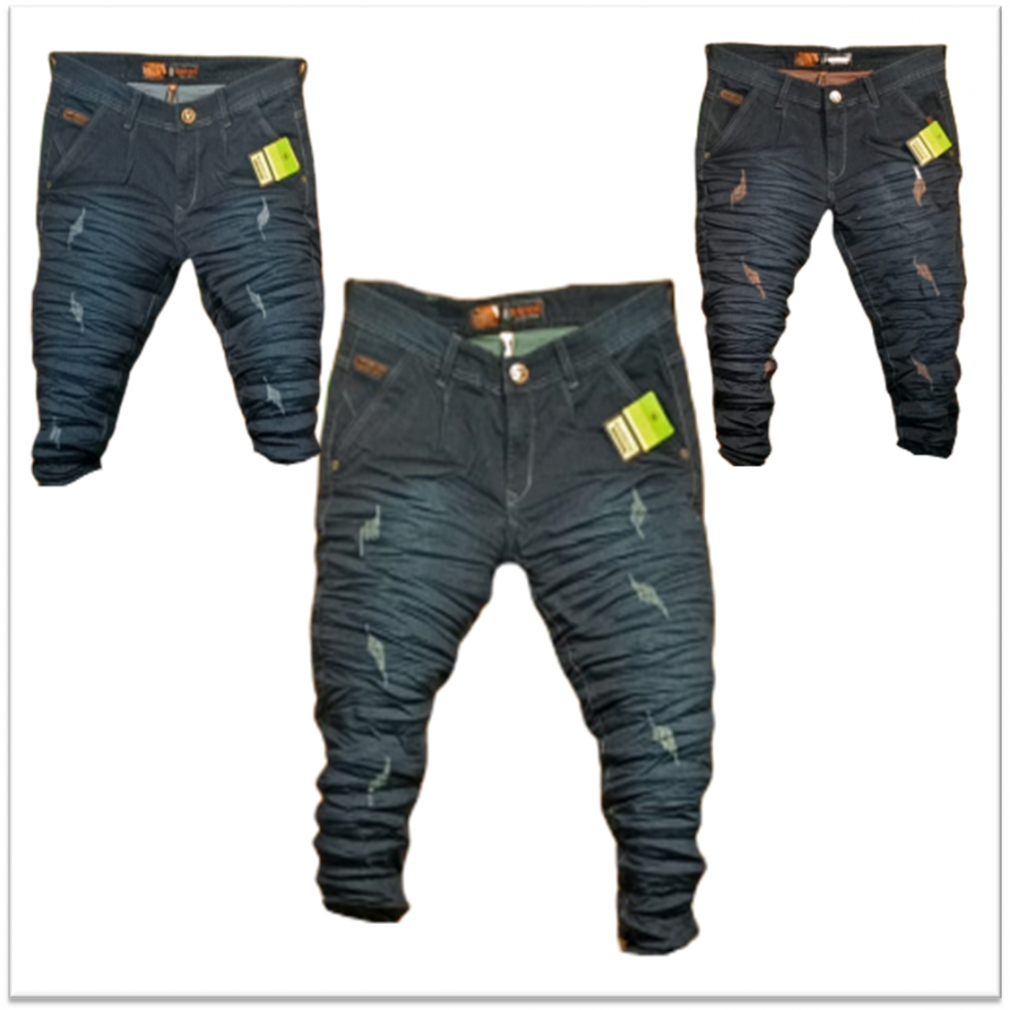 white colour damage jeans