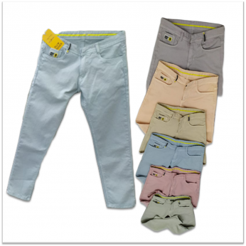 Wholesale Men's Denim Jeans 6 Dusty Colours Set GTU-0004