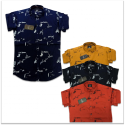 Wholesale - Kaprido Mens Cotton Printed Shirt K-0017