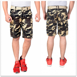 Men's 6 Pocket Cotton Army Shorts