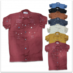 DVG - 7 Collar Denim Shirt For Men's DV-D1002