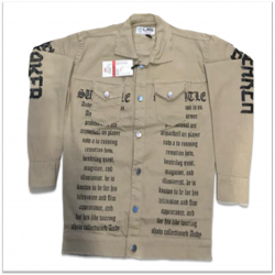 DVG - 4 Collar Funky Printed Denim Shirts For Men's