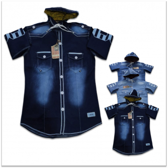 DVG - 3 Colour Funky Denim Shirts For Men's