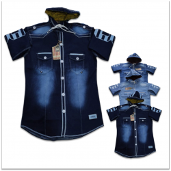 DVG - 3 Colour Funky Denim Shirts For Men's