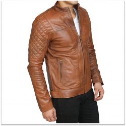 Royal Spider - Pure Leather D Brown Jacket For Men